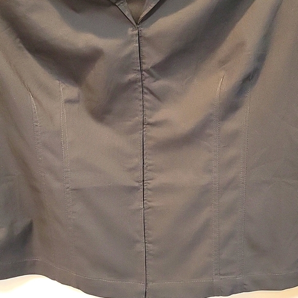 Madewell Poplin Hook-Front Closure Shrunken Shirt Black Coal Sz 2 NWT - Picture 8 of 10